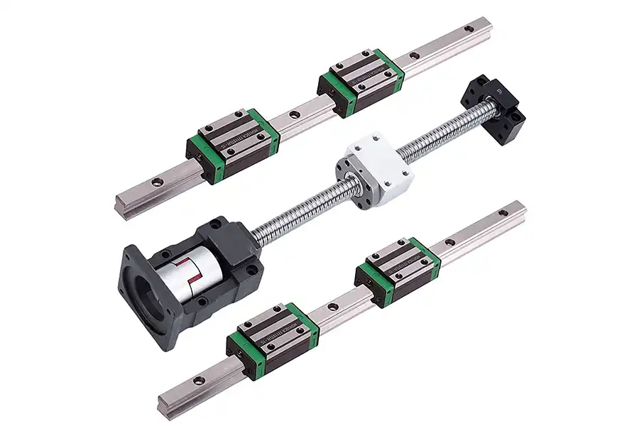 linear motion bearings and ball screw for machine tool